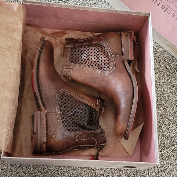 NIB - BED STU “BAYLENE” Teak Driftwood Leather Boots SIZE 7 - NEVER WORN - Picture 13 of 13